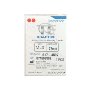 Kerr TF Adaptive Rotary File Refill - ML3 (50/.04) 27mm (4-Pack) | SKU: W-817-4507